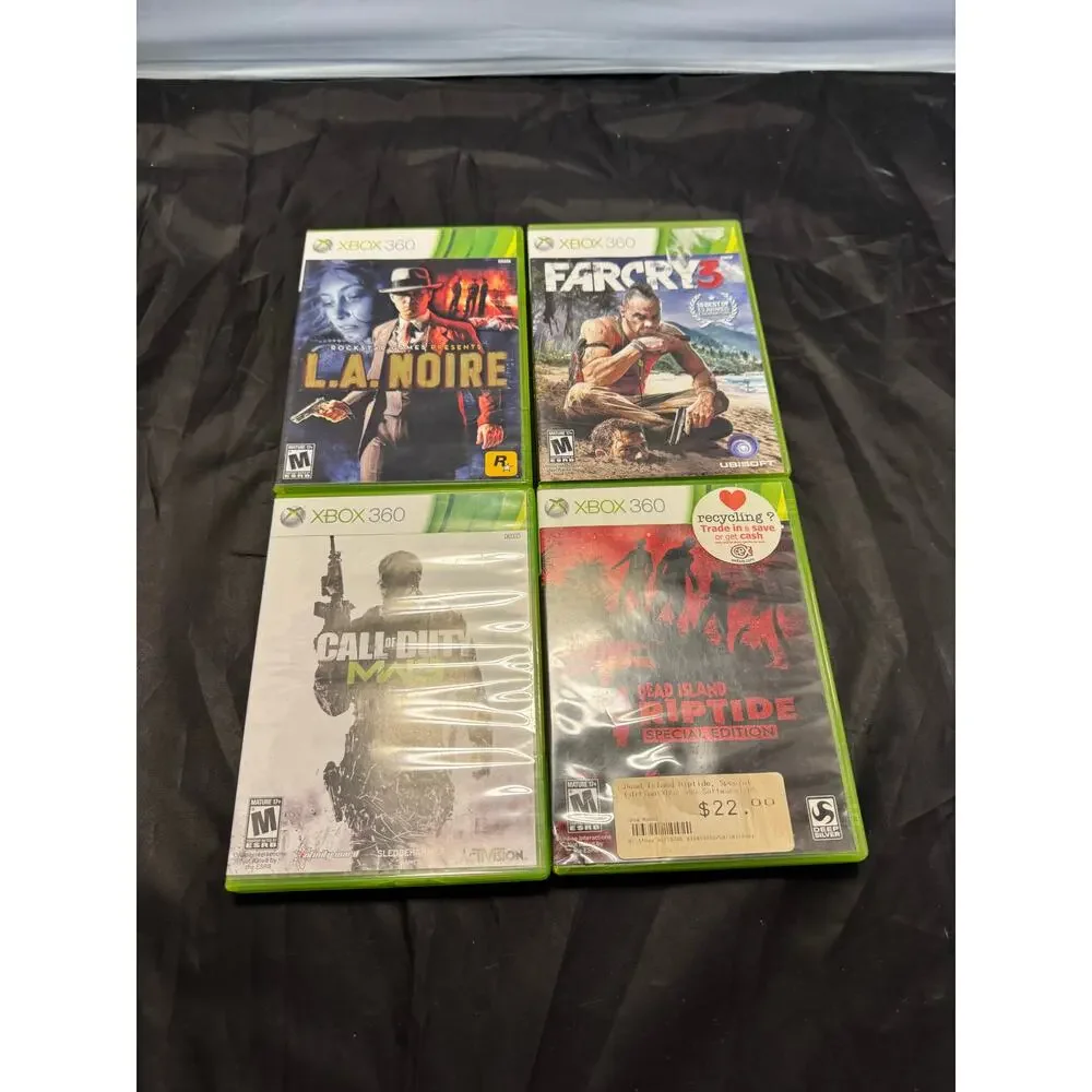 Xbox 360 Game Lot Far Cry 3 COD Modern Warfare 3 LA Noire Dead Island Tested Vtg